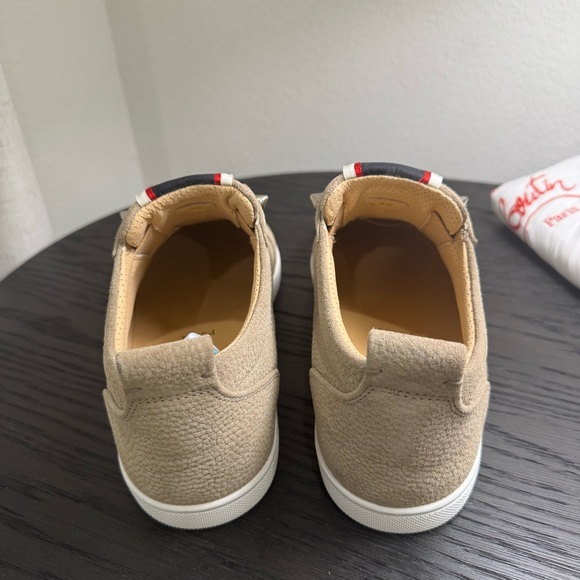 Christian Louboutin F.A.V Fique A Vontade Sneaker Tan 42 - Picture 8 of 10